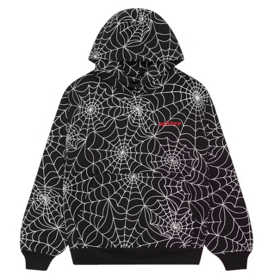 Sp5der Sex AOP Hoodie Black