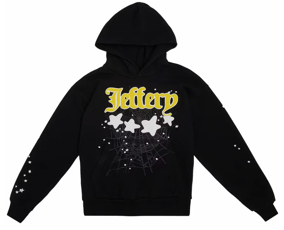 Sp5der Jeffery Hoodie Black