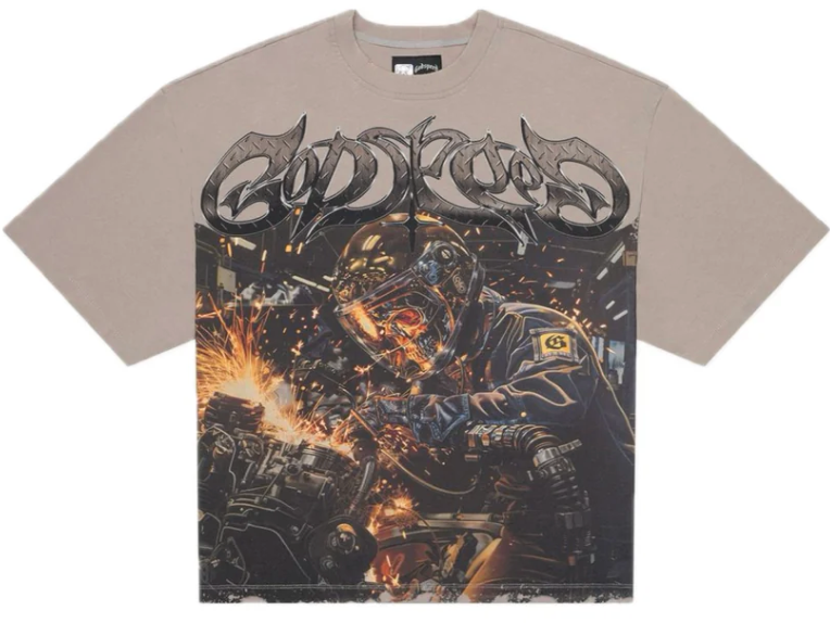 Godspeed Steel Sharpens Steel Clay Grey