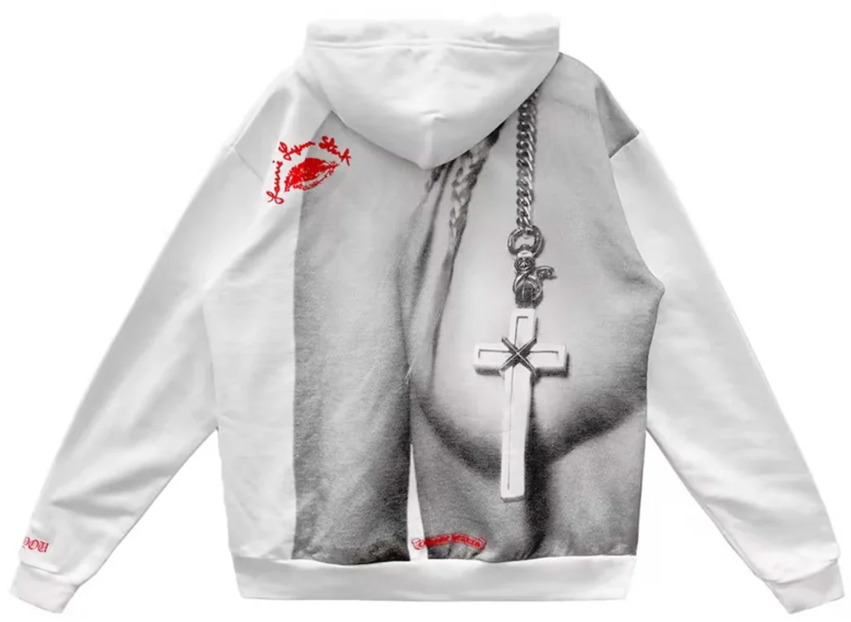 Chrome Hearts Laurie Lynn Stark 'Love You' Photo Hoodie Red