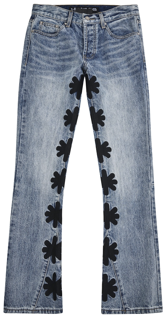 LOSTSHDWS LOSTSHDWS SUN LOGO DENIM