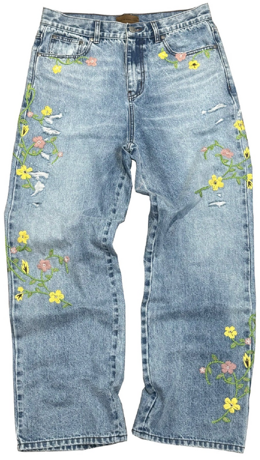 Birth of royal child Ethereal Garden Denim