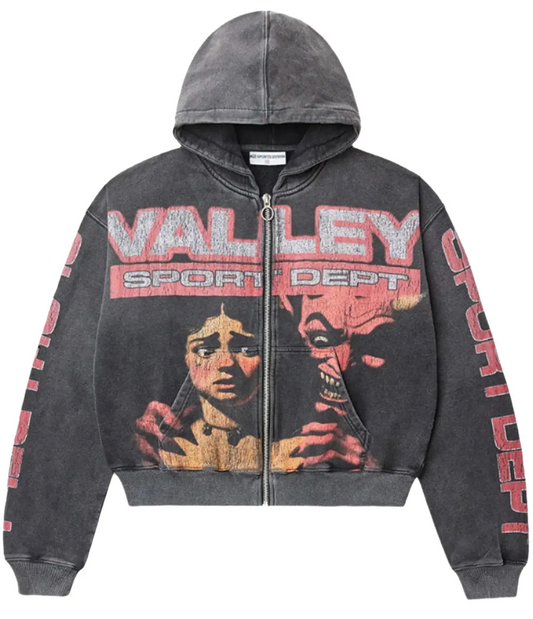Vale Forever Devils Advocate Zip Up Hoodie 'Black/Red'