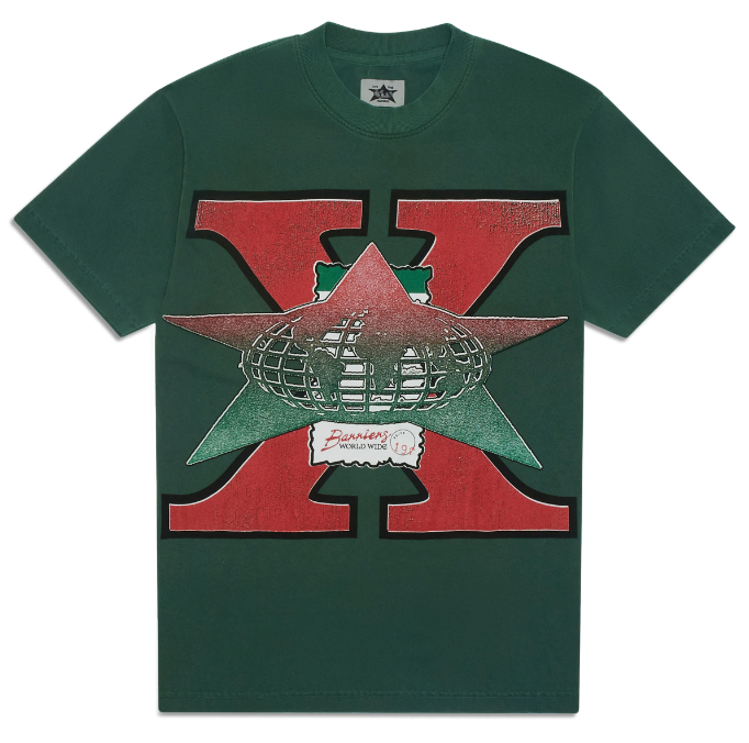 barriers x essential Green Tee