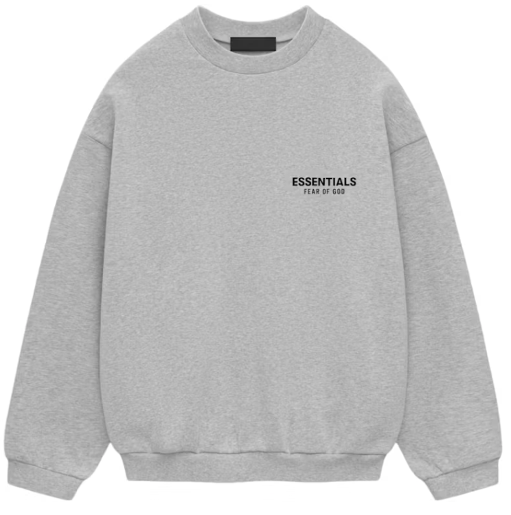 Fear of God Essentials Fleece Crewneck Light Heather Grey