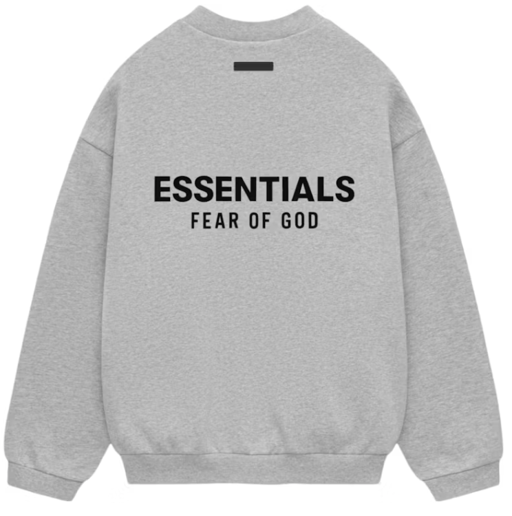 Fear of God Essentials Fleece Crewneck Light Heather Grey