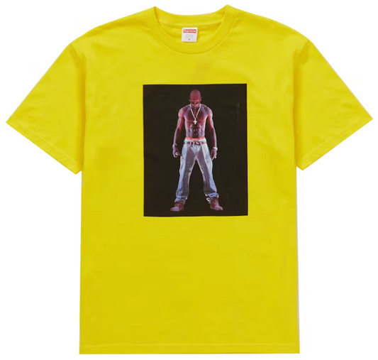 Supreme Tupac Hologram Tee Yellow
