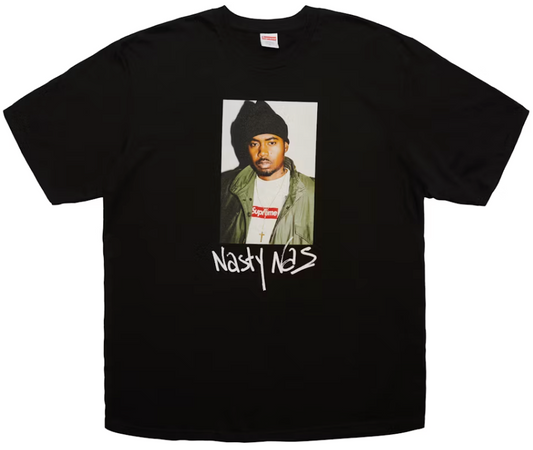 Supreme Nas Tee Black