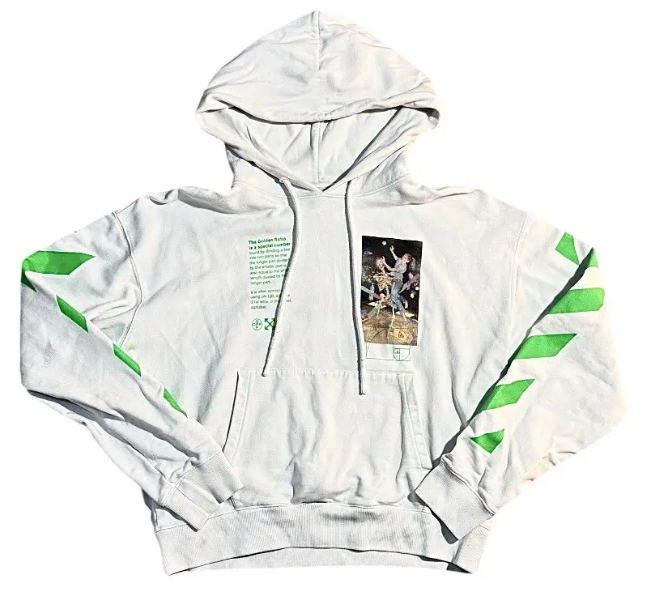 OFF-WHITE Pascal Golden Ratio Painting Hoodie White/Multicolor
