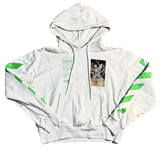 OFF-WHITE Pascal Golden Ratio Painting Hoodie White/Multicolor