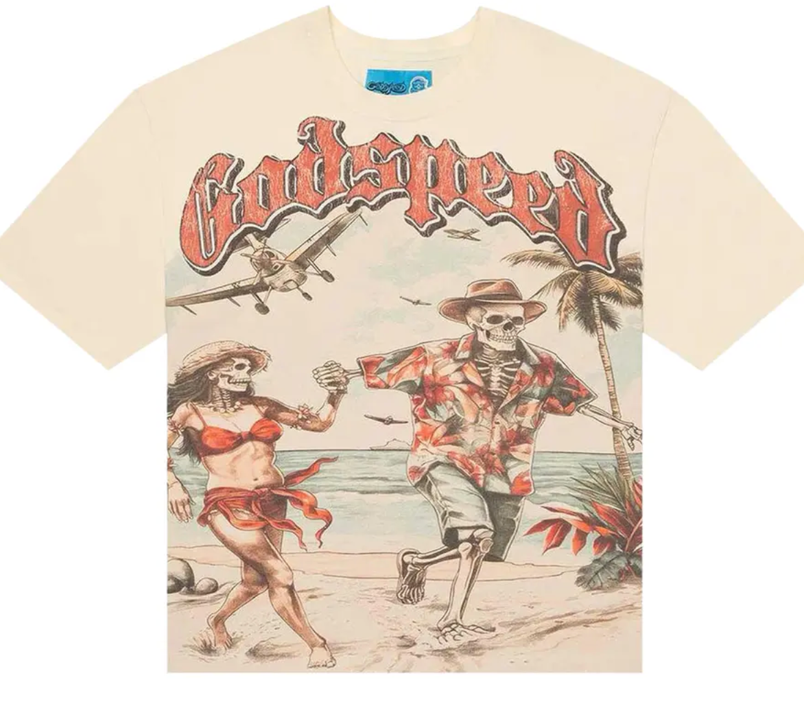 Godspeed Chasing Aloha Tee 'Bone'