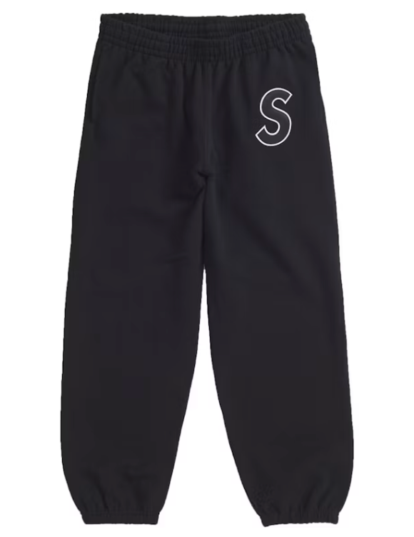 Supreme S Logo Sweatpant (SS25) Black