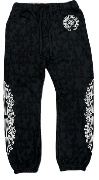 Chrome Hearts Cemetery Cross All Over Print Sweatpants