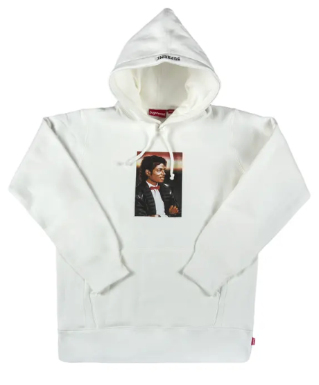 Supreme Michael Jackson Hooded Sweatshirt White