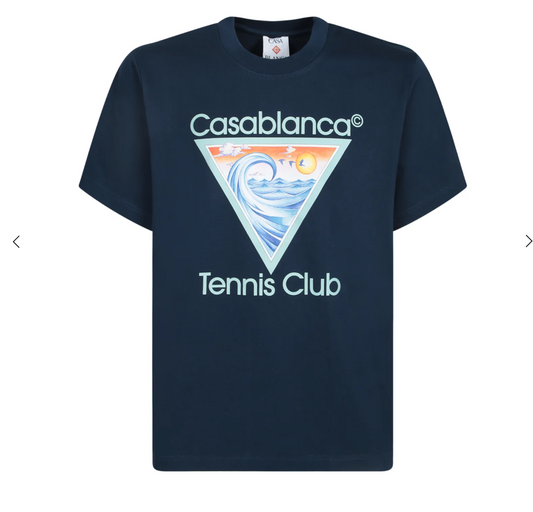 Casablanca Tennis Club Wave Icon T-Shirt