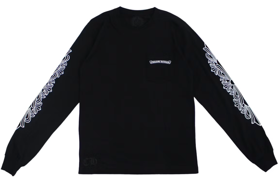 Chrome Hearts Eye Chart Dagger Longsleeve T-shirt