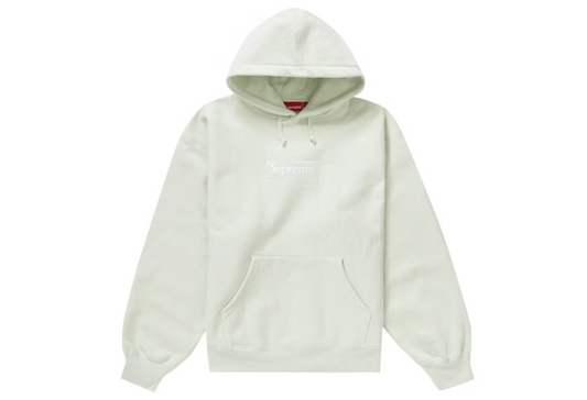 Supreme Box Logo Hooded Sweatshirt (FW23) Light Green