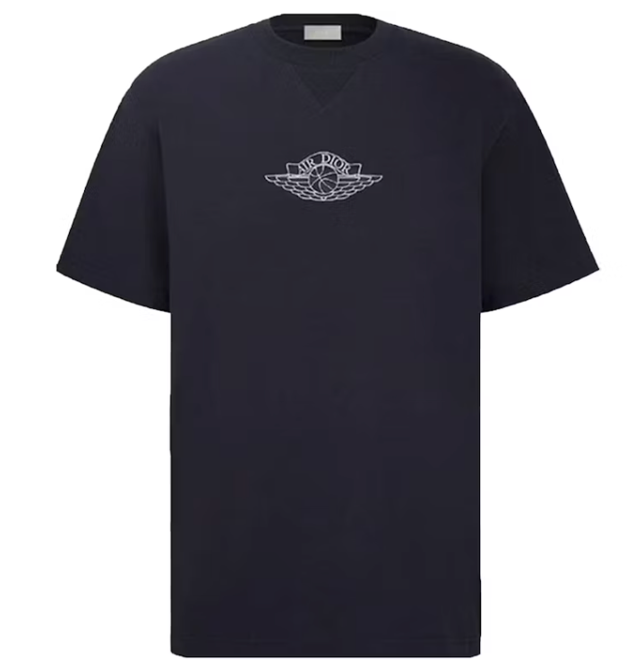 Dior x Jordan Wings T-shirt Navy