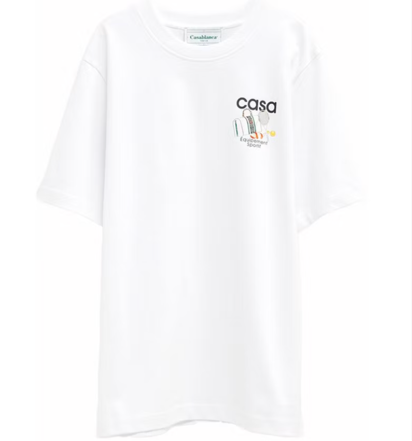 Casablanca Equipement Sportif T-Shirt White