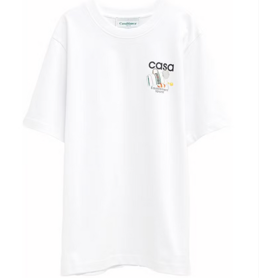 Casablanca Equipement Sportif T-Shirt White