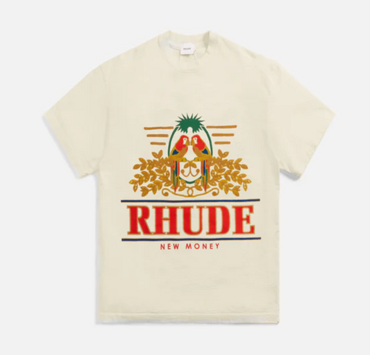 Rhude Parakeet Tee Vintage White