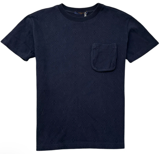 Louis Vuitton Signature 3D Pocket Monogram T-Shirt Navy