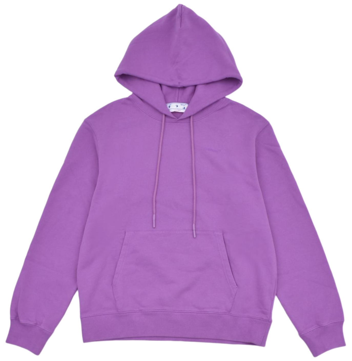 OFF-WHITE Diag Tab Slim Hoodie Purple