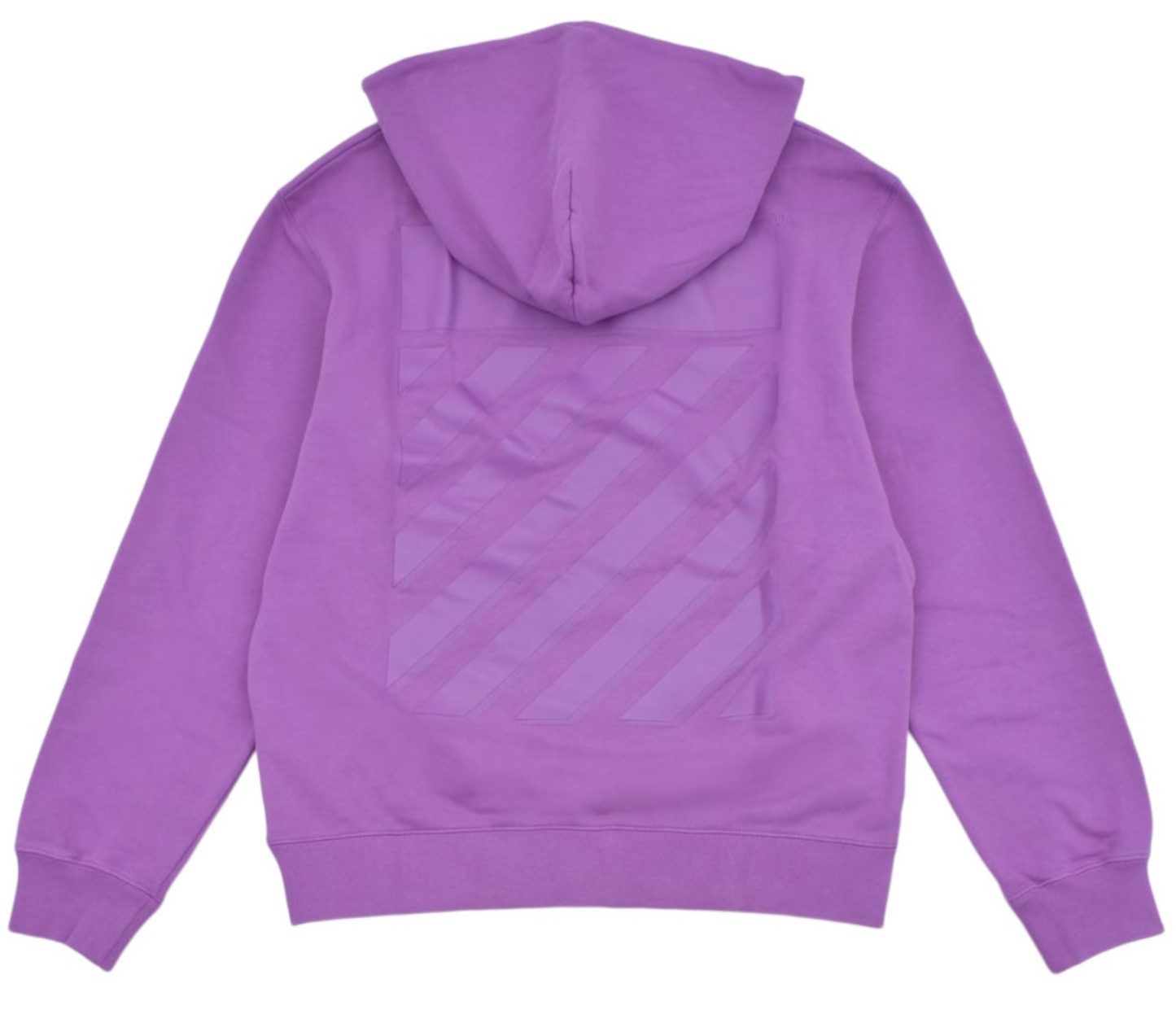 OFF-WHITE Diag Tab Slim Hoodie Purple