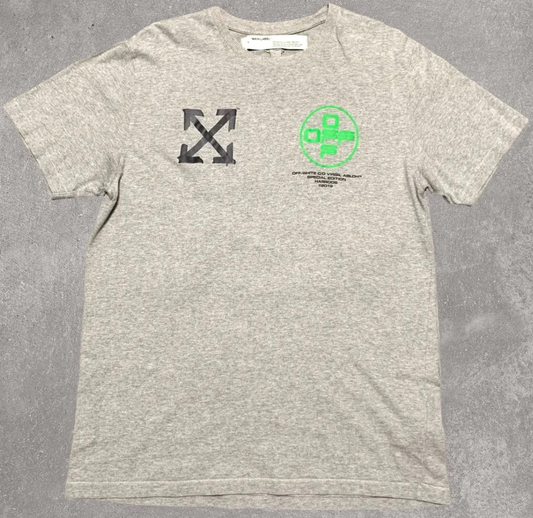 Off-White Arrows Grey Tee Virgil Abloh Harrods 19