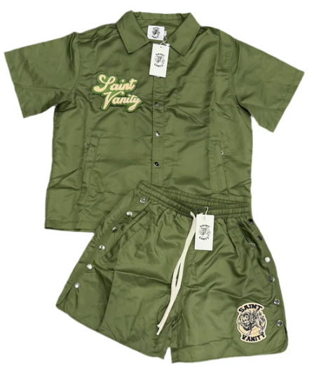 Saint Vanity Nylon Set Olive green