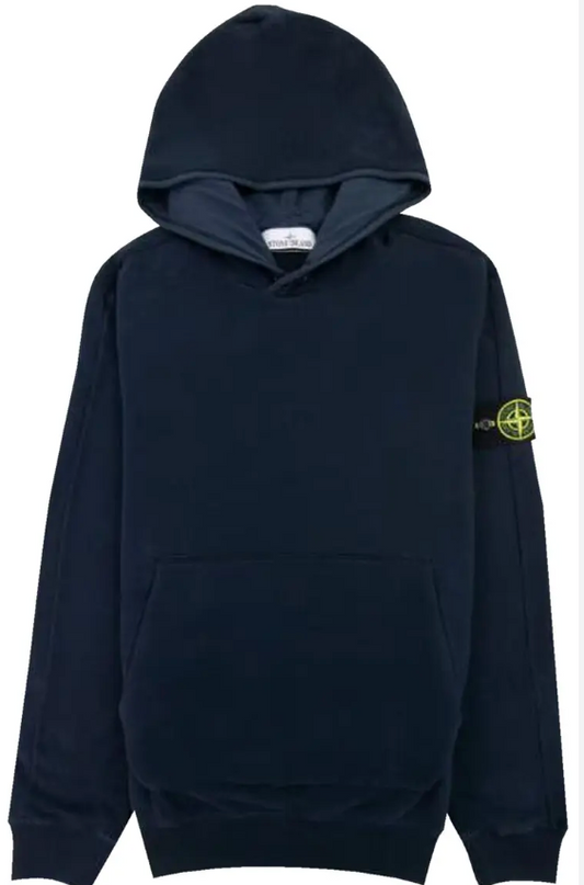 stone island navy hoodie