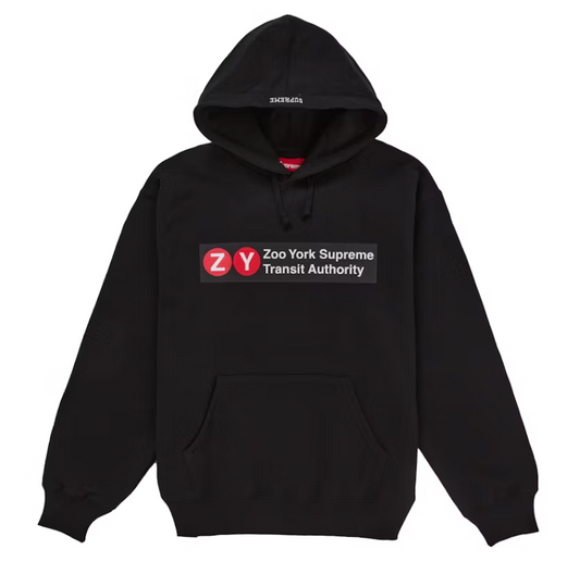 Supreme Zoo York Hooded Sweatshirt Black
