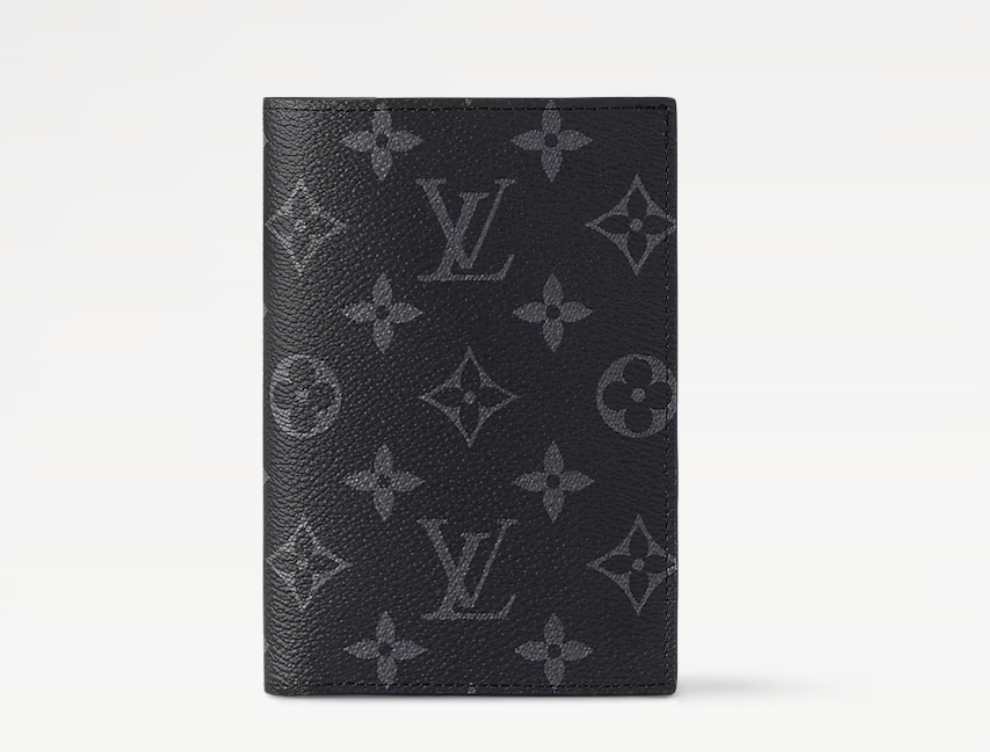 louis vuitton passport cover eclipse monogram