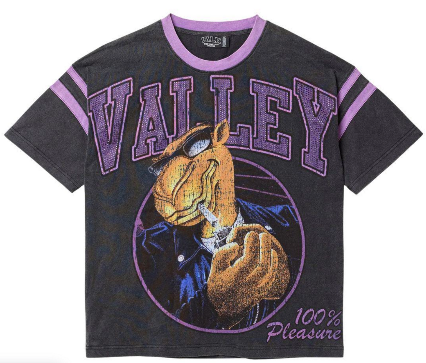 Vale Forever Purple Rays Bling Tee