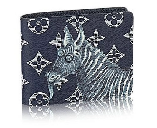 Louis Vuitton Multiple Wallet Savane Monogram Chapman Ink