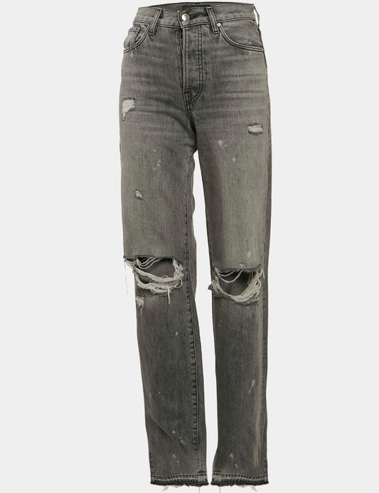 Amiri distressed grey jeans