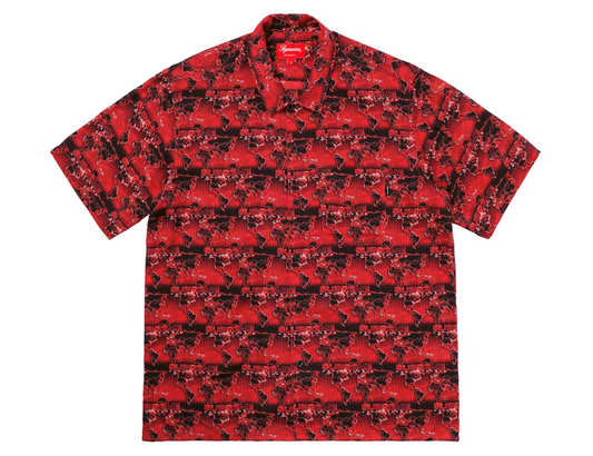 Supreme World Famous Rayon Shirt Red