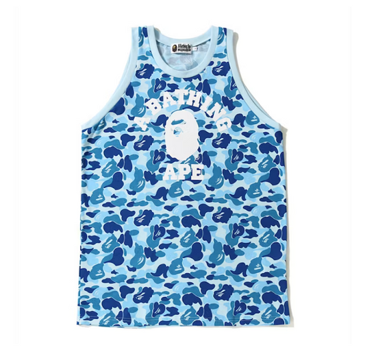 BAPE ABC Tank Top Blue