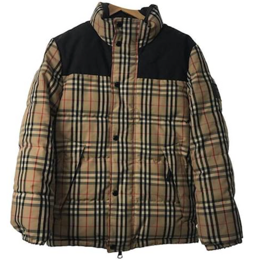 Burberry Reversible Beige Down Check Holland Jacket