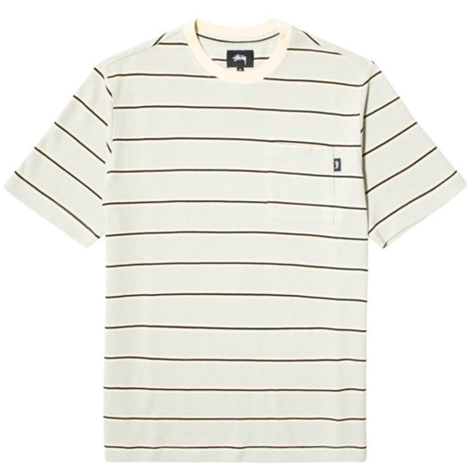 Stussy Peak Stripe Crew Tee