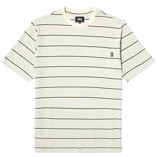 Stussy Peak Stripe Crew Tee