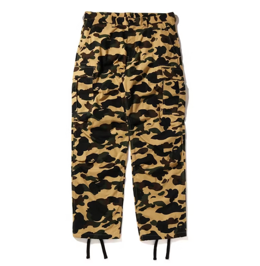 BAPE 1st Camo Cargo Pants (SS22) Yellow
