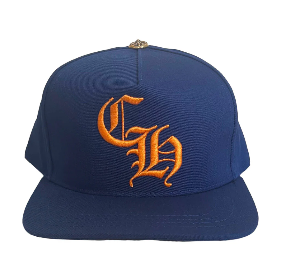 Chrome Hearts CH Trucker Hat Blue/Orange