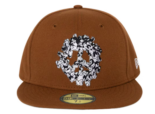 Denim Tears x New Era Peace 59Fifty Fitted Hat Brown