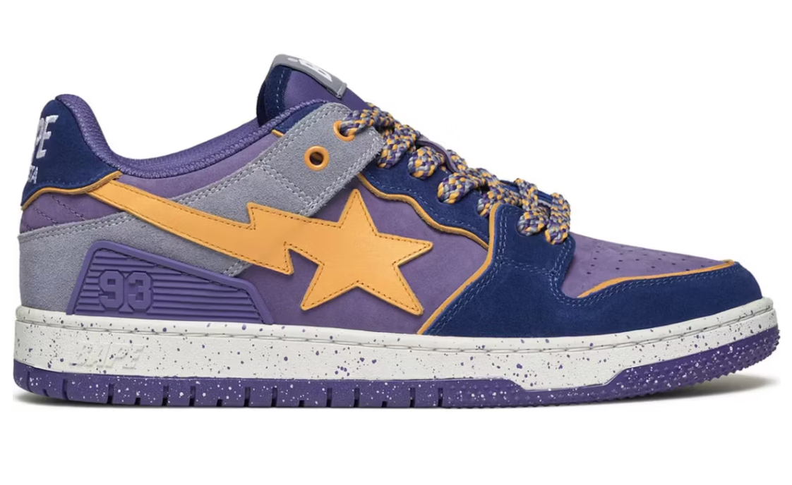 A Bathing Ape Bape SK8 Sta #4 Purple
