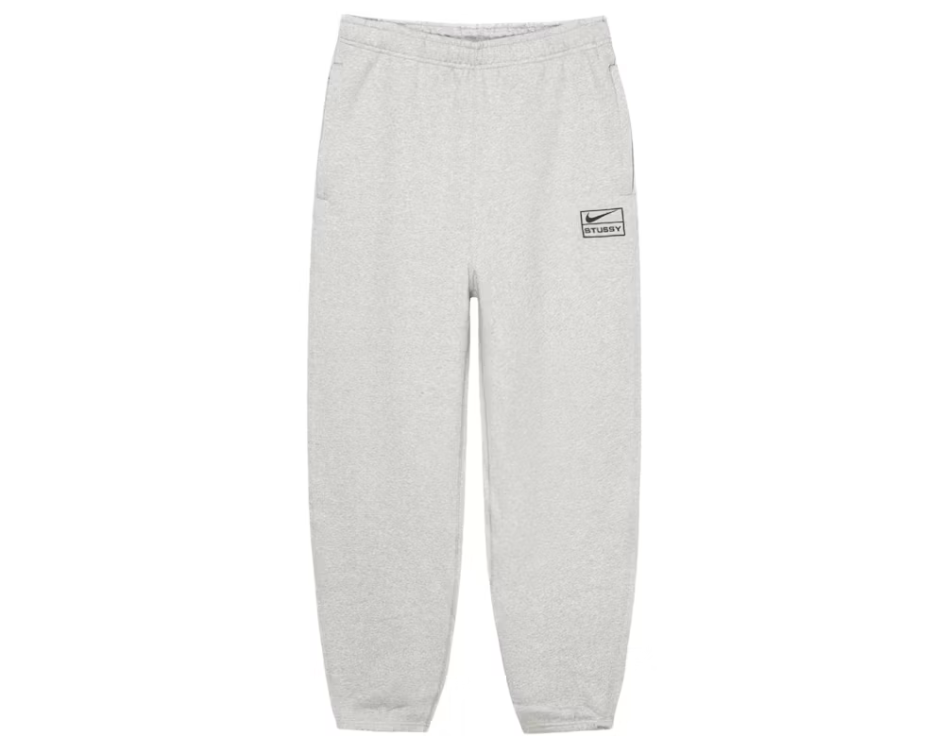 Stussy x Nike Fleece Pant (FW25) Grey Heather