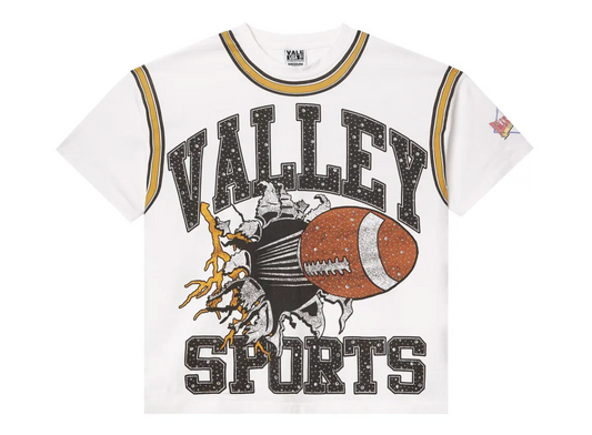 Vale Forever Classic Bling Tee 'White/Brown'
