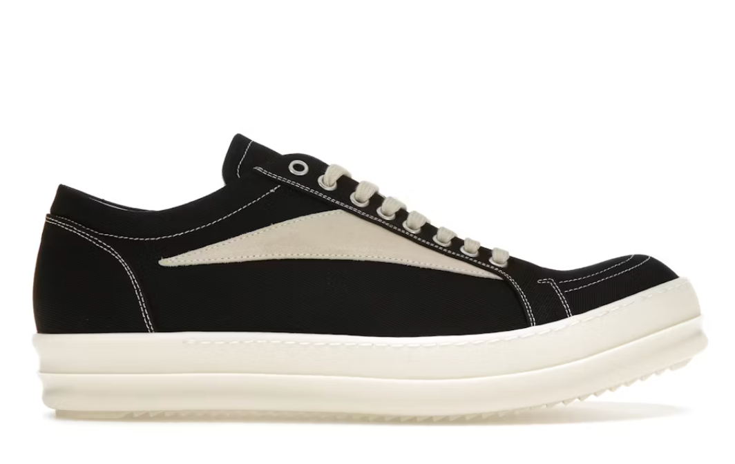Rick Owens DRKSHDW Lido Vintage Low Black Milk
