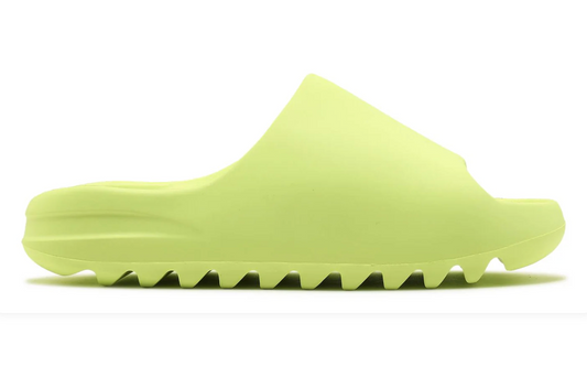 adidas yeezy slide glow green (pre-owned 9/10)