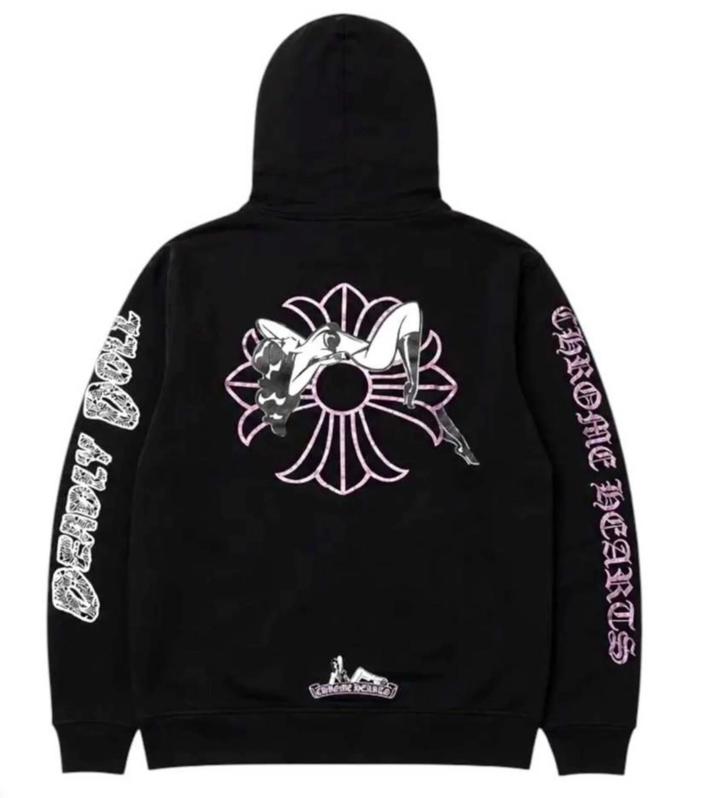 Chrome Hearts x Deadly Doll Hoodie Black
